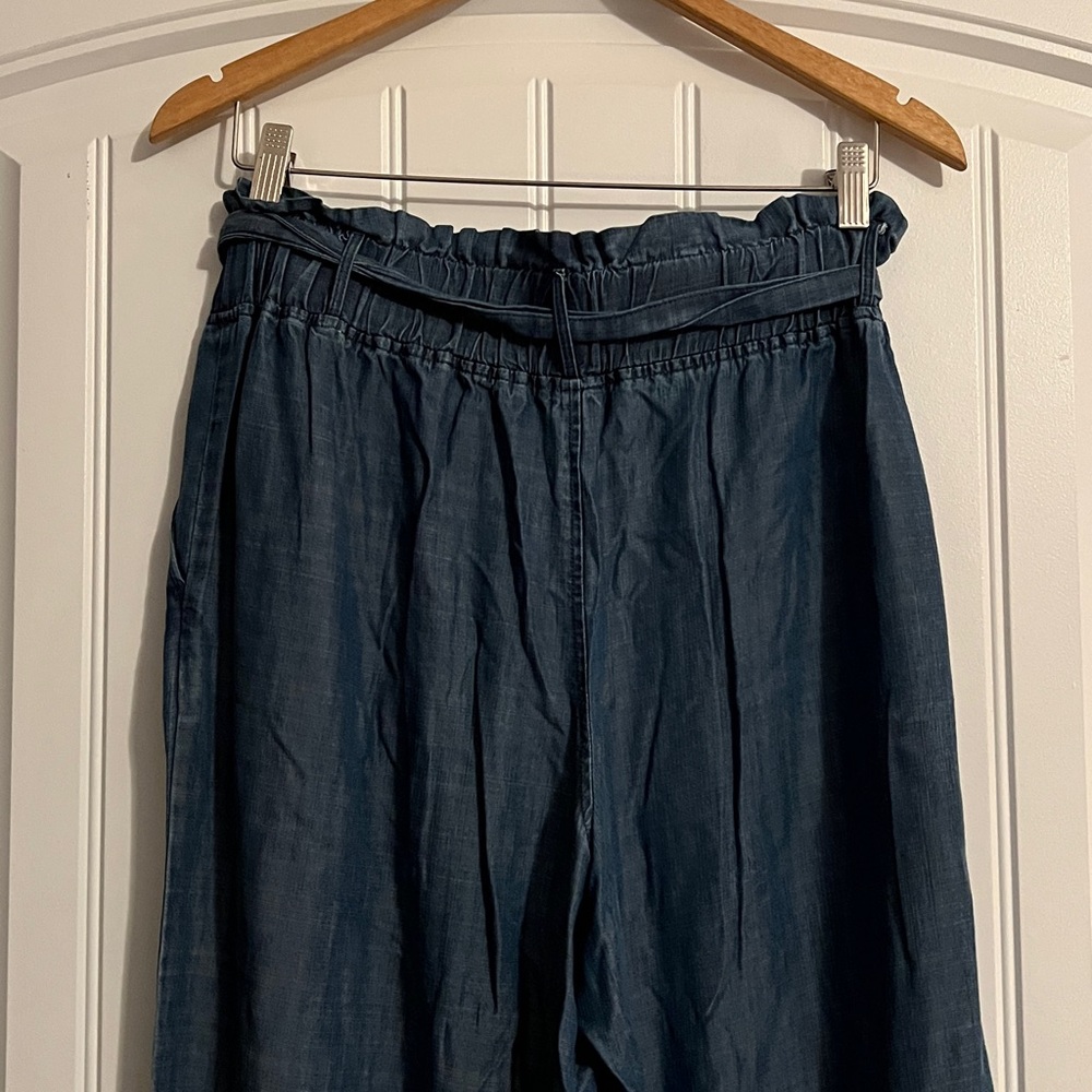 LOFT pull On Lyocell Pants Small - image 4